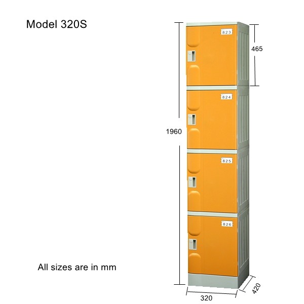 320S ABS Lockers