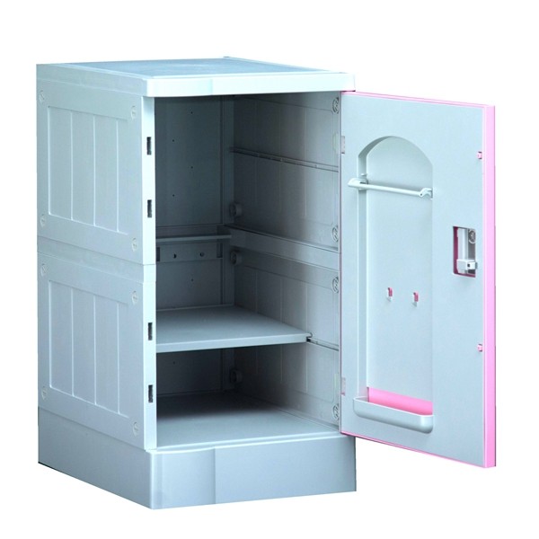 390M Three tiers locker---ABS plastic storage cabinet