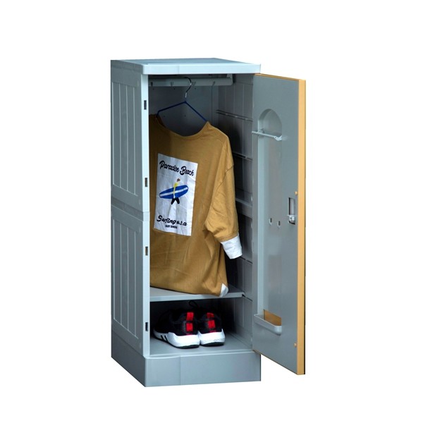 390L Two tiers locker---locker room ABS plastic storage cabinet