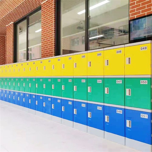 Colorful 3 tiers School students abs plastic small storage lockers