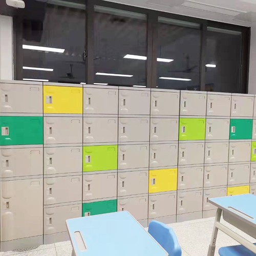 School students abs plastic locker 5 Tiers